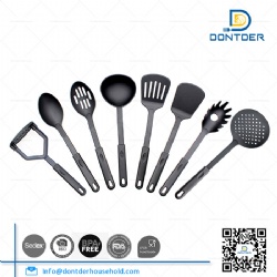 Nylon Cooking Utensils Set,Black