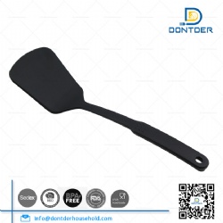 Black Nylon Solid Turner Spatula