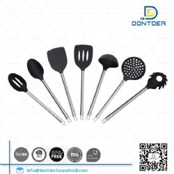 Nylon Kitchen Utensils Set with SS Handle